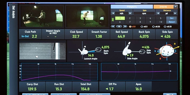 スイング分析画面